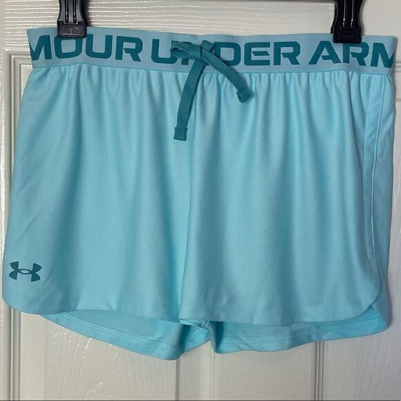 Under Armour Girls Youth Large Play Up Shorts - Picture 1 of 5